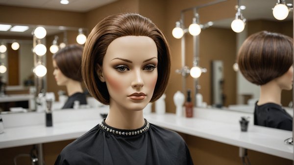 Mannequin tête à coiffer : l'outil essentiel pour coiffeurs